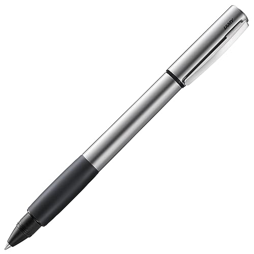 LAMY accent Tintenroller 396 – Rollpen aus Aluminium mit austauschbarem Griffstück aus Kautschuk und massivem, abgefe... von Lamy