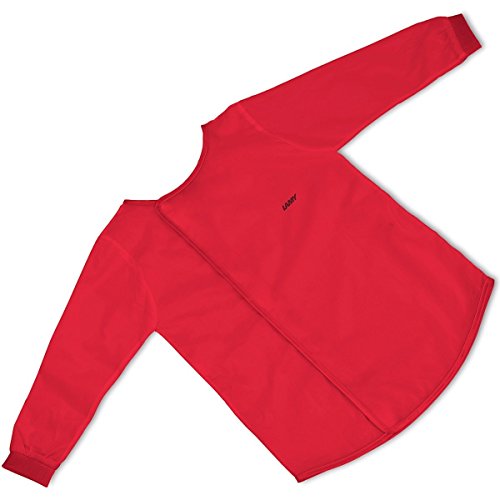Lamy Kinder-Malkittel aquaplus red - Malschürze mit Ärmeln aus Polyester mit Klettverschluss - ideal für den Schulunterricht - One-Size von Lamy
