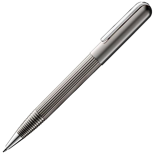 LAMY imporium Drehbleistift 193 – Bleistift mit hochwertigster PVD-Beschichtung und Galvanisierung in der Farbe Titanium, matt – mit 0,7mm Feinstrichmine (LAMY M 40) von Lamy