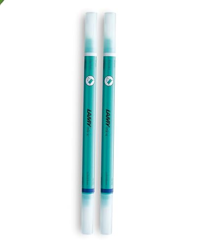 LAMY ink-x 2er Set Tintenlöscher Turmaline aus Kunststoff mit Löschspitze und Korrekturspitze Breit - ausschließlich zum Löschen von königsblauer Tinte von Lamy