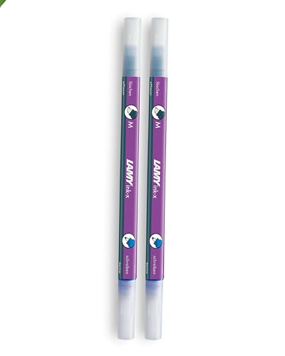 LAMY ink-x 2er Set Tintenlöscher Velvet aus Kunststoff mit Löschspitze und Korrekturspitze Mittel - ausschließlich zum Löschen von königsblauer Tinte von Lamy