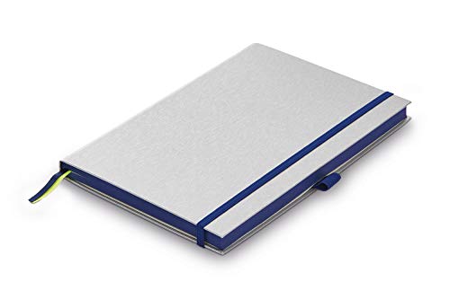 LAMY paper Hardcover A5 Notizbuch 810 - Format DIN A5 (145 x 210 mm) in dunkelblau mit Lamy-Lineatur, 192 Seiten und elastischem Verschlussband von Lamy