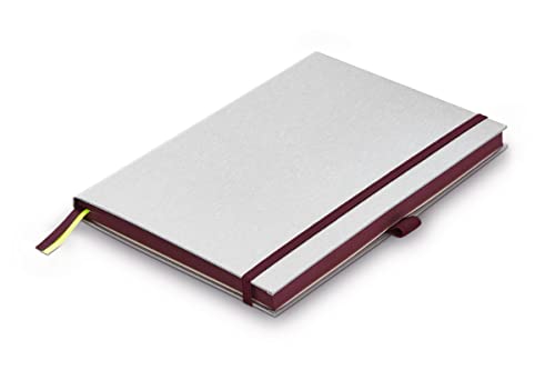 LAMY paper Hardcover A6 Notizbuch 810 – Format DIN A6 (102 x 144 mm) in dunkelviolett mit Lamy-Lineatur, 192 Seiten und elastischem Verschlussband von Lamy