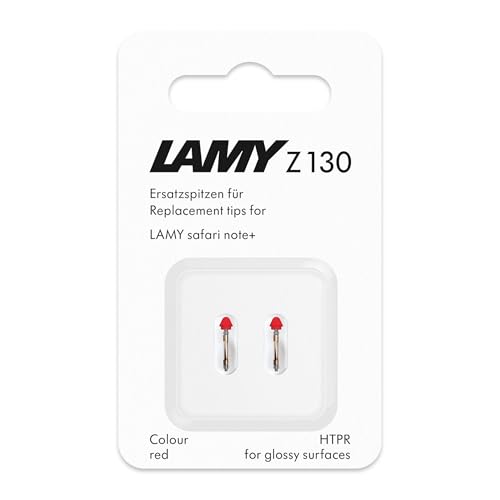 LAMY safari Note+ Ersatzspitze red (2 Stk.) – austauschbare LAMY Z130 Spitze - Stylus Pen Spitzen für die Apple Pencil Alternative LAMY safari Note+ von Lamy