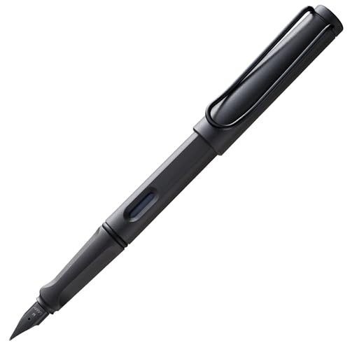 Lamy safari umbra Füller - Füllhalter mit ergonomischem Griff & schwarzer Stahlfeder in Strichbreite EF – robuster ASA-Kunststoff - inkl. Tintenpatrone T 10 blau - Rechtshänder von Lamy