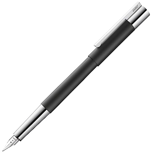 LAMY scala Füllhalter 080 - Füller aus Edelstahl gefertigt In mattschwarz lackiertem Finish mit hochwertiger Feder au... von Lamy