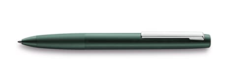 Lamy 1234748 aion Kugelschreiber 277 – Moderner Kuli in der Farbe Dunkelgrün aus einem nahtlos aus Aluminium tiefgezogenen Gehäuseteil – Rotationsgebürstete Oberfläche – Stichbreite M von Lamy