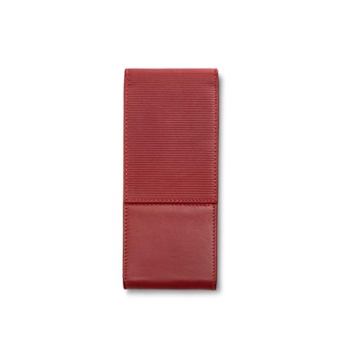 Lamy A316 Lederwaren Hochwertiges Nappaleder-Etui 859 in der Farbe Rot Für 3 Schreibgeräte von Lamy