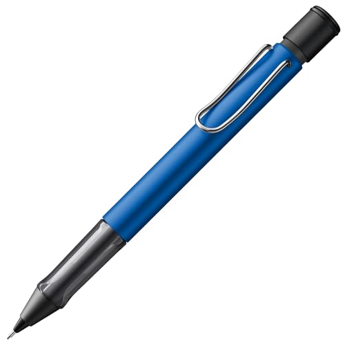 Lamy AL-star oceanblue Druckbleistift - leichter Bleistift mit transparentem, ergonomischem Griff & Gehäuse aus Aluminium - Bleistift mit Feinstrichmine M 41 in Strichbreite 0,5 mm & Radiertip von Lamy