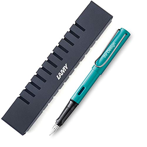 Lamy AL-star turmaline Füllhalter Modell 023, Federstärke F, mit Gravur (Lasergravur), V60 von Lamy