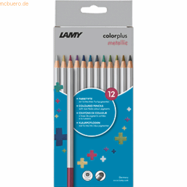 Lamy Buntstift colorplus 1235192 metallic sortiert 12 Stück Lamy Buntstift colorplus 1235192 metallic sortiert 12 Stück von Lamy