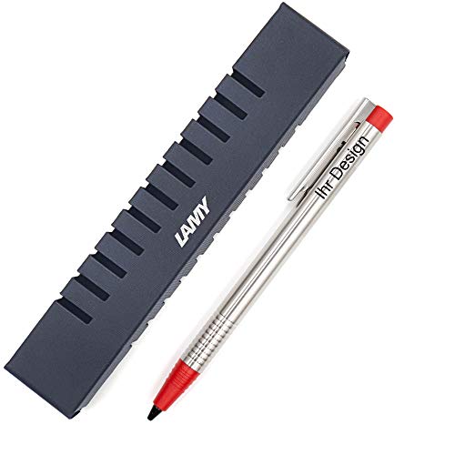 Lamy Druckbleistift logo matt Modell 105, rot, mit Gravur (Lasergravur), V60 von Lamy