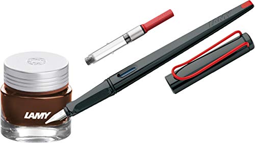 Lamy Kalligraphie-Set (Füller + Tinte + Konverter, Braun) von Lamy