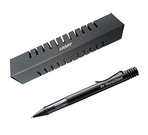 Lamy Kugelschreiber Al-star Modell 271, inkl. Laser-Gravur, Farbe schwarz (black) von Lamy