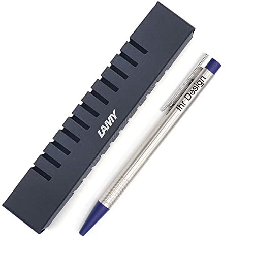 Lamy Kugelschreiber logo matt Modell 205, blau, mit Gravur (Lasergravur), V60 von Lamy