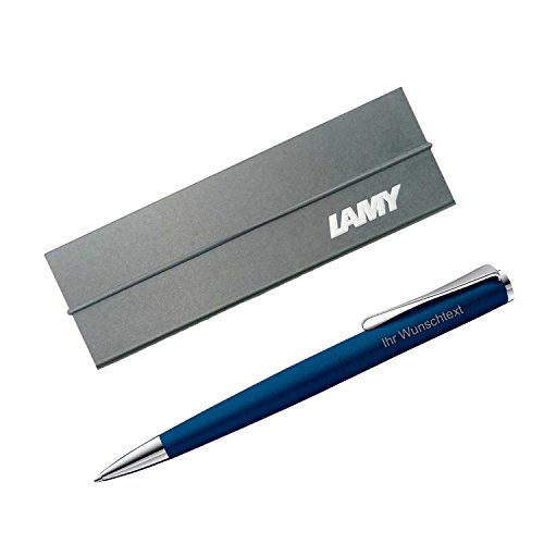 Lamy Kugelschreiber studio imperialblue Modell 267 inkl. Laser-Gravur, Farbe mattdunkelblau von Lamy