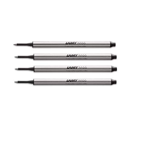 Lamy M66 Ersatzminen für Tintenroller, Medium, Schwarz, 4er-Packung von Lamy