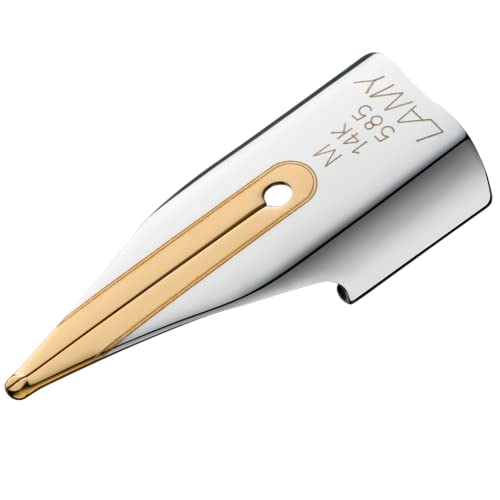 Lamy Z 55 Feder 888-14 kt. Goldfeder, bicolor (partiell platiniert) Federstärke M 1227752 Silber-Gold 1 Stück (1er Pack) von Lamy