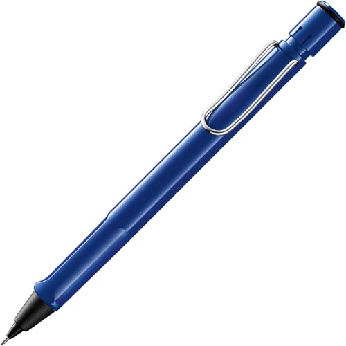 Lamy safari blue Druckbleistift - klassicher Minenbleistift mit ergonomischem Griff & Gehäuse aus ASA-Kunststoff - Bleistift mit Feinstrichmine M 41 in Strichbreite 0,5 mm & Radiertip Lamy safari blue Druckbleistift - klassicher Minenbleistift mit ergonomischem Griff & Gehäuse aus ASA-Kunststoff - Bleistift mit Feinstrichmine M 41 in Strichbreite 0,5 mm & Radiertip von Lamy