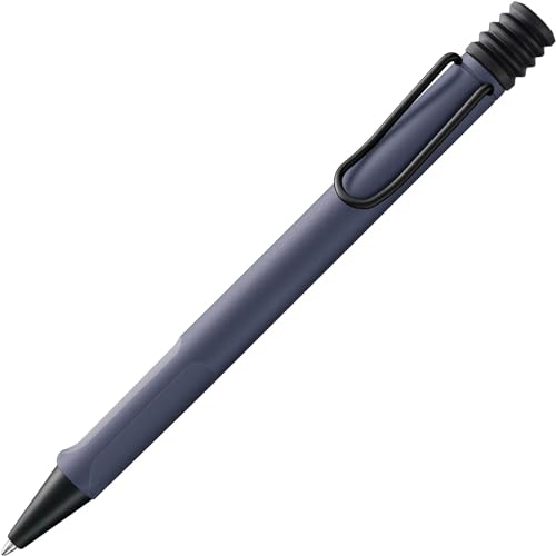 Lamy safari moderner Kugelschreiber 2D7 aus robustem Kunststoff in pink cliff mit ergonomischem Griff und selbstfederndem Metallclip, inkl. Großraummine M 16 M schwarz von Lamy