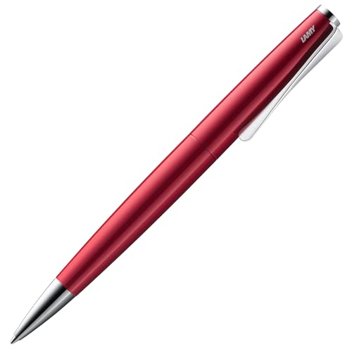Lamy studio pianored Kugelschreiber – universeller Kuli in elegantem Gehäuse aus Edelstahl – mit propellerförmigem Clip – inkl. Großraummine M 16 in Stichbreite M in schwarz Lamy studio pianored Kugelschreiber – universeller Kuli in elegantem Gehäuse aus Edelstahl – mit propellerförmigem Clip – inkl. Großraummine M 16 in Stichbreite M in schwarz von Lamy