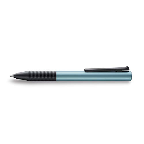 Lamy tipo Tintenroller 339 – kappenloser Rollerball aus Aluminium in der Farbe Hellblau mit integrierten Clip-/Drücker-Mechanik – Mit Tintenrollermine – Strichbreite M von Lamy
