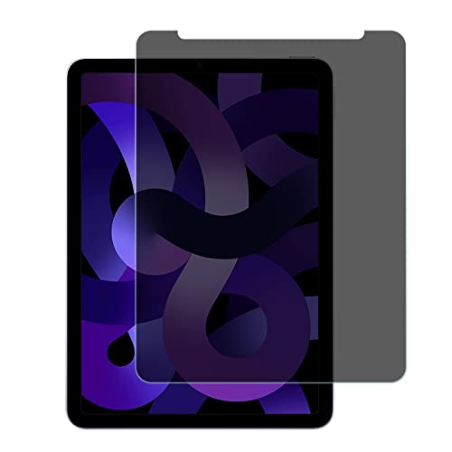 LanQii Anti-Spy Schutzfolie Kompatibel mit iPad 10.9 Zoll (2022/2020)/iPad Air 5/Air 4, PET Displayschutzfolie [Anti-Kratzen] [Anti-Bläschen] [Anti-Öl] Privacy Folie für iPad 5/4 Generation 2022/2020 von LanQii