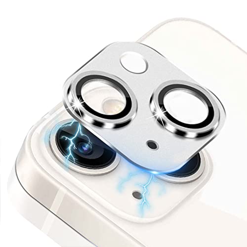 LanQii Kameraschutz Kompatibel mit iPhone 13/iPhone 13 Mini, Metall Panzerglasfolie Kamera Linse Protector, 9H Härte Kamera Schutzfolie für iPhone 13/iPhone 13 Mini, Silber LanQii Kameraschutz Kompatibel mit iPhone 13/iPhone 13 Mini, Metall Panzerglasfolie Kamera Linse Protector, 9H Härte Kamera Schutzfolie für iPhone 13/iPhone 13 Mini, Silber von LanQii
