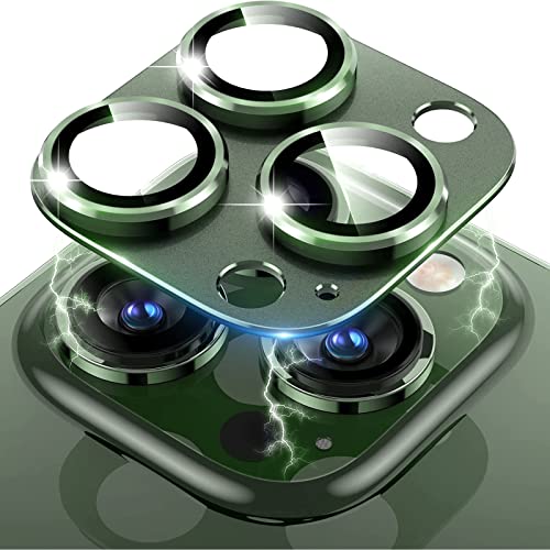 LanQii Kameraschutz Kompatibel mit iPhone 13 Pro/iPhone 13 Pro Max, Metall Panzerglasfolie Kamera Linse Protector, 9H Härte Kamera Schutzfolie für iPhone 13 Pro/iPhone 13 Pro Max, Grün LanQii Kameraschutz Kompatibel mit iPhone 13 Pro/iPhone 13 Pro Max, Metall Panzerglasfolie Kamera Linse Protector, 9H Härte Kamera Schutzfolie für iPhone 13 Pro/iPhone 13 Pro Max, Grün von LanQii