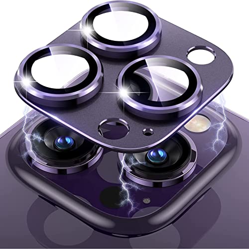 LanQii Kameraschutz Kompatibel mit iPhone 14 Pro/iPhone 14 Pro Max, Metall Panzerglasfolie Kamera Linse Protector, 9H Härte Kamera Schutzfolie für iPhone 14 Pro/iPhone 14 Pro Max, Violett LanQii Kameraschutz Kompatibel mit iPhone 14 Pro/iPhone 14 Pro Max, Metall Panzerglasfolie Kamera Linse Protector, 9H Härte Kamera Schutzfolie für iPhone 14 Pro/iPhone 14 Pro Max, Violett von LanQii