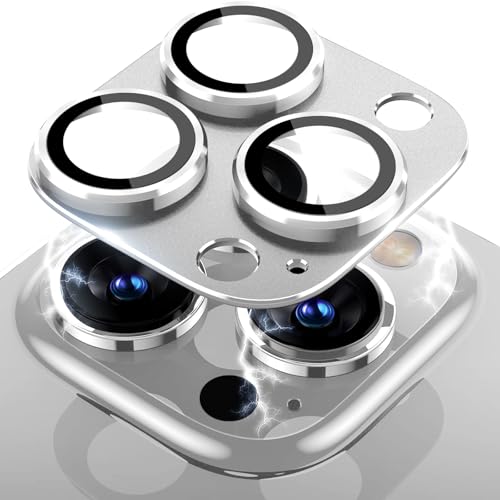 LanQii Kameraschutz Kompatibel mit iPhone 16 Pro/iPhone 16 Pro Max, Metall Panzerglasfolie Kamera Linse Protector, 9H Härte Kamera Schutzfolie für iPhone 16 Pro/iPhone 16 Pro Max, Silber LanQii Kameraschutz Kompatibel mit iPhone 16 Pro/iPhone 16 Pro Max, Metall Panzerglasfolie Kamera Linse Protector, 9H Härte Kamera Schutzfolie für iPhone 16 Pro/iPhone 16 Pro Max, Silber von LanQii