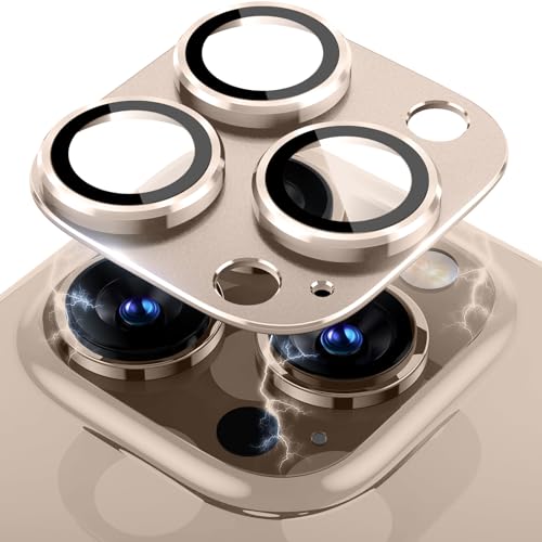 LanQii Kameraschutz Kompatibel mit iPhone 16 Pro/iPhone 16 Pro Max, Metall Panzerglasfolie Kamera Linse Protector, 9H Härte Kamera Schutzfolie für iPhone 16 Pro/iPhone 16 Pro Max, Titan Wüstensand LanQii Kameraschutz Kompatibel mit iPhone 16 Pro/iPhone 16 Pro Max, Metall Panzerglasfolie Kamera Linse Protector, 9H Härte Kamera Schutzfolie für iPhone 16 Pro/iPhone 16 Pro Max, Titan Wüstensand von LanQii