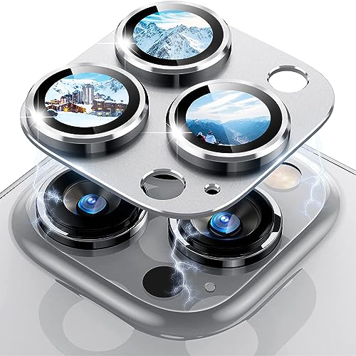 LanQii Kameraschutz Kompatibel mit iPhone 15 Pro/iPhone 15 Pro Max, Kamera Schutzfolie Panzer Schutz Glas Folie Linsenschutz Aluminiumlegierung 9H Härte für iPhone 15 Pro/iPhone 15 Pro Max -Silber LanQii Kameraschutz Kompatibel mit iPhone 15 Pro/iPhone 15 Pro Max, Kamera Schutzfolie Panzer Schutz Glas Folie Linsenschutz Aluminiumlegierung 9H Härte für iPhone 15 Pro/iPhone 15 Pro Max -Silber von LanQii