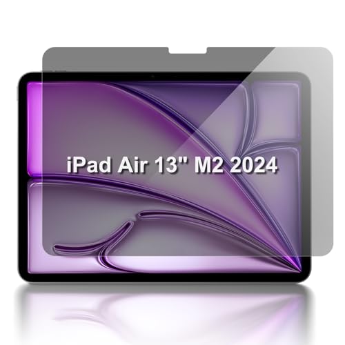LanQii Sichtschutz Kompatibel mit iPad Air 13 Zoll M2/M3 (2024/2025), PET Blickschutzfilter, 360-Grad Privacy Displayschutz Anti-Spy Schutzfolie für iPad Air 13 Zoll M3/M2 (2025/2024) von LanQii