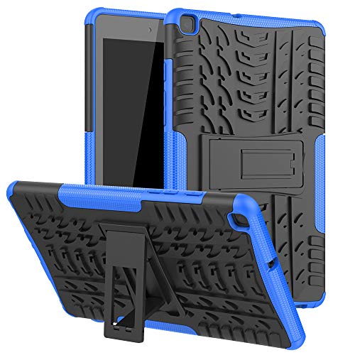 Schutzhülle für Galaxy Tab A 20,3 cm (8,0 Zoll) SM-T290 (strapazierfähig, Hybrid-Schutzhülle mit integriertem Ständer für Galaxy Tab A 2019 Modell SM-T290 (Wi-Fi) SM-T295 (LTE) Blau blau von LanStyle