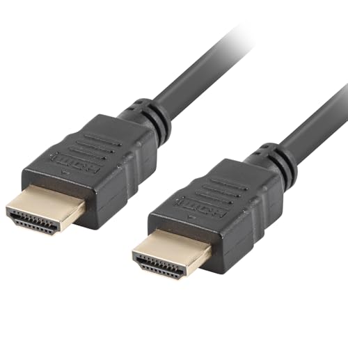 Cable HDMI LANBERG CA-HDMI-11CC-0010-BK - CONECTORES Macho/Macho - RESOLUCION Hasta 2160P 3840 * 2160 30HZ - 1 Metro von Lanberg