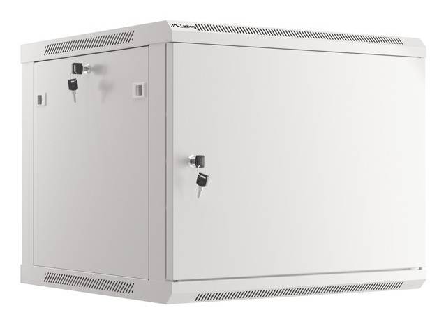 LANBERG 19 9U 600X600 GRAU METALLTÜR RACK EINBAUSCHRANK von Lanberg