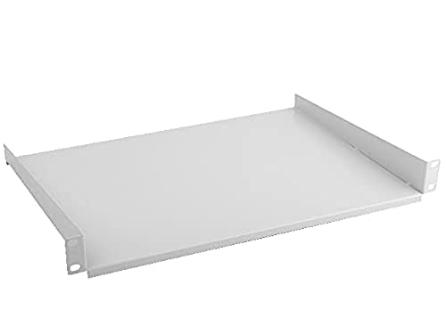 Lanberg Festes Tablett 1U 483 x 315 mm bis 20 kg Rack de 19 grau von Lanberg