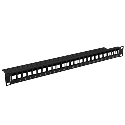 LANBERG KEYSTONE VERTEILERFELD 19'', 24 PORT 1HE, SCHWARZ LANBERG KEYSTONE VERTEILERFELD 19'', 24 PORT 1HE, SCHWARZ von Lanberg