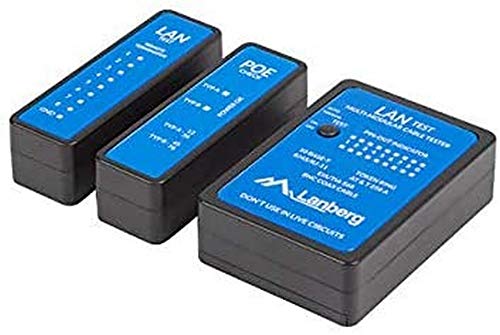 LANBERG Kabeltester NT-0404 Fernbedienungseinheit, 2 x BNC-Adapter BNC-Stecker, Macho/Macho 3 x Adapter RJ45-RJ11 LANBERG Kabeltester NT-0404 Fernbedienungseinheit, 2 x BNC-Adapter BNC-Stecker, Macho/Macho 3 x Adapter RJ45-RJ11 von Lanberg