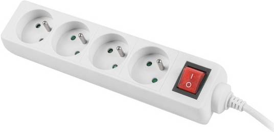 LANBERG Steckdosenleisten 1.5M 4X 230V EN MIT SCHALTER MASSI von Lanberg