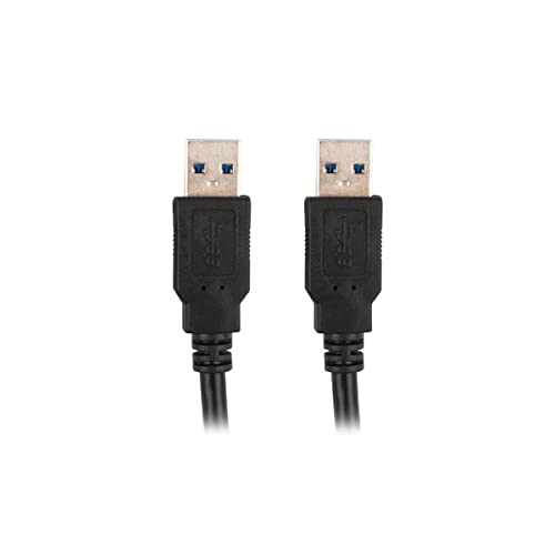 LANBERG USB-3.0-Kabel, männlich/männlich, 1,8 m, Schwarz von Lanberg