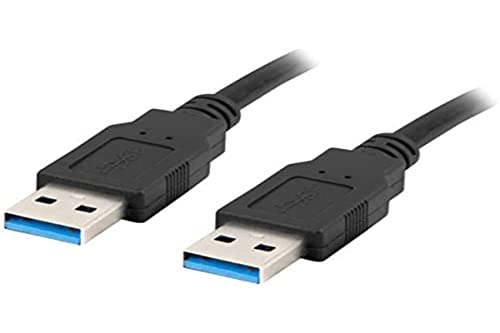 LANBERG USB-Kabel 3.0 Stecker/Stecker, 1,0 m, Schwarz von Lanberg