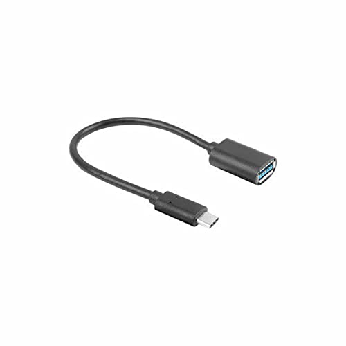 Lanberg Adapter USB USB-C M 3.1 A USB-A H 15CM OTG schwarz von Lanberg