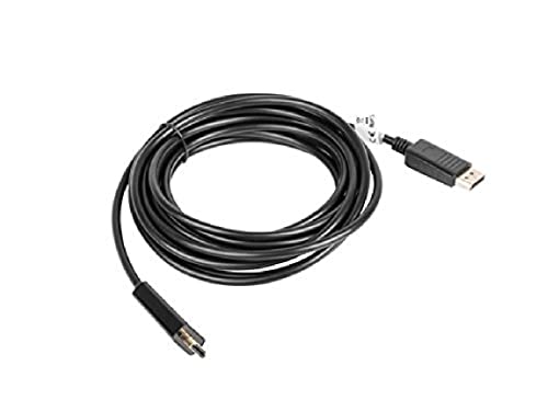Lanberg CA-DPHD-10CC-0050-BK Displayport 1.1A (19Pol) Stecker auf HDMI-A (1.4)" Stecker Kabel, 5m schwarz von Lanberg