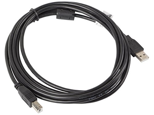 Lanberg CA-USBA-11CC-0030-BK USB 2.0 A-Stecker auf USB 2.0 B-Stecker Kabel mit Ferritenkern, 3m schwarz von Lanberg
