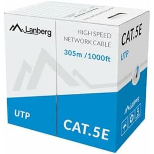 Lanberg LCU5-10CC-0305-B câble de réseau Bleu 305 m Cat5e U/UTP (UTP) von Lanberg