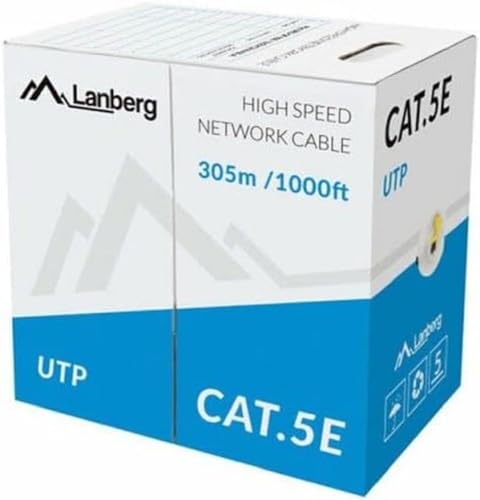 Lanberg LCU5-10CC-0305-Y câble de réseau Jaune 305 m Cat5e U/UTP (UTP) von Lanberg
