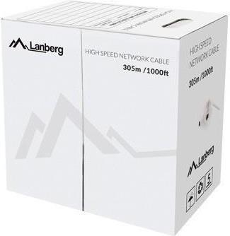 Lanberg LCU5-12CU-0305-BK Netzwerkkabel Schwarz 305 m Cat5e U/UTP (UTP) (LCU5-12CU-0305-BK) von Lanberg