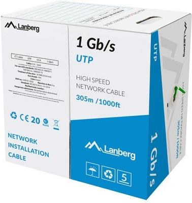 Lanberg LCU6-10CC-0305-G Netzwerkkabel Grün 305 m U/UTP (UTP) (LCU6-10CC-0305-G) von Lanberg